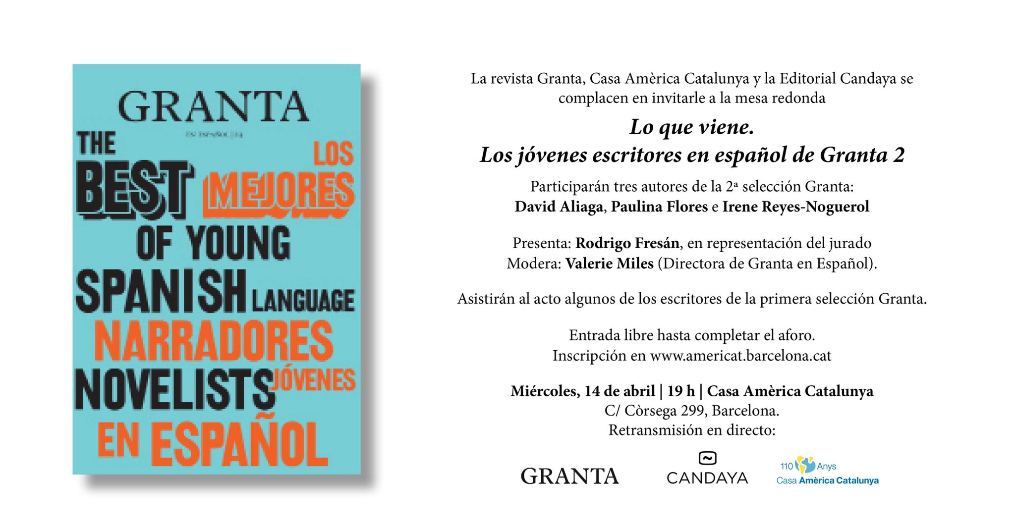 Lo que viene. Los jóvenes escritores en español de Granta 2
